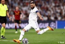 Benzema empata con Raúl como el segundo madridista con más partidos en la Copa de Europa