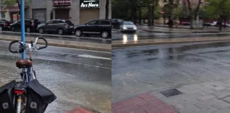 Intensas lluvias amenazan la jornada electoral en toda la provincia de Alicante