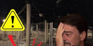 La campaña se olvida de los barrios: Estructuras peligrosas y fugas en el riego amenazan la periferia de Alicante