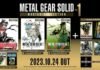 METAL GEAR SOLID: MASTER COLLECTION Vol. 1 se lanzará el 24 de octubre para Nintendo Switch™, PlayStation®5, Xbox Series X|S y Steam®