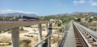 El TRAM entre Alicante y Denia abre el viaducto de Quisi en Benissa