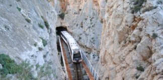 TRAM d’Alacant modifica el fin de semana el servicio entre Altea y Calp por pruebas técnicas en los viaductos de El Algar y Mascarat