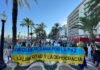 Alicante recordó el Día de Ucrania con una marcha reivindicando la paz en el país invadido por Rusia