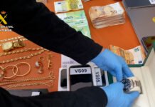 La Guardia Civil detiene en Málaga y Valencia cuatro personas por vender armas a organizaciones criminales