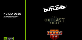 Novedades de NVIDIA DLSS: Star Wars Outlaws se lanzará el 30 de agosto con DLSS 3, Ray Tracing y Reflex. DLSS 2 ya está disponible en TRIBES 3: Rivals y The Outlast Trials.