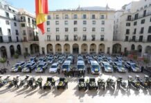Alicante renueva parte de su flota de la policía local antes de lo previsto inicialmente