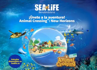 Una colaboración pionera en España, entre el mundo submarino de SEA LIFE Benalmádena y el universo de Animal Crossing: New Horizons de Nintendo