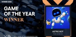 Astro Bot y Helldivers 2 arrasan en The Game Awards 2024
