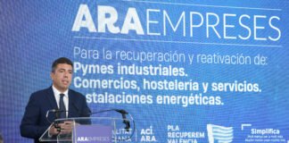 La industria, el comercio y la hostelería de la Comunidad Valenciana contará con el «Plan Ara Empreses» dotado con más de 120.000.000 de euros