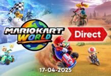 La presentación Mario Kart World Direct se emitirá el jueves, 17 de abril