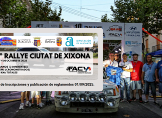 ¡Arranca la emoción en la 11ª edición del Rally Ciudad de Xixona! Del 3 al 4 de octubre, un espectáculo de velocidad y precisión en las carreteras alicantinas