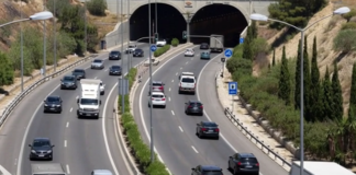 Tres colisiones múltiples con 11 vehículos provocan cierre parcial del túnel de Sant Joan en la A-70 de Alicante
