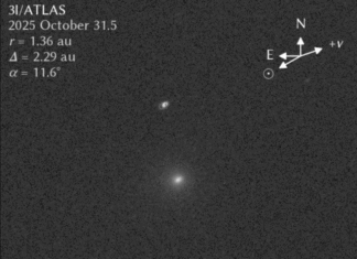 La ESA revela las imágenes más cercanas del cometa interestelar 3I/ATLAS: captadas desde la órbita de Marte