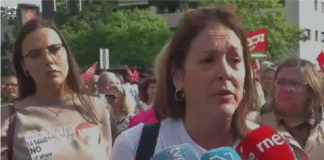 La sindicalista ‘falsa médica’ de TVE lidera protestas sanitarias en Sevilla como cargo de UGT