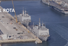 Rota acelera la transformación de sus muelles para albergar las avanzadas fragatas F-110 de la Armada