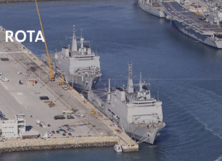 Rota acelera la transformación de sus muelles para albergar las avanzadas fragatas F-110 de la Armada