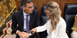 ¡Crisis Enquistada en la Coalición: Reunión Secreta Entre PSOE y Sumar Termina Sin Avances – ¡Reproches Cruzados por Corrupción, Acoso y el Auge de Vox Dejan al Gobierno en un Limbo Peligroso!