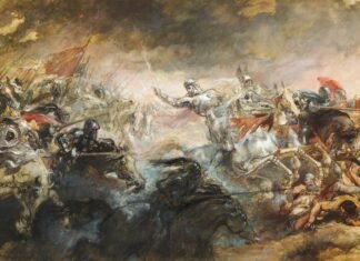 El USS Maine y la Guerra Hispano-Estadounidense: Anatomía de una Crisis Diplomática que Cambió la Historia a painting of a group of men on horses