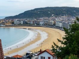 Euskadi consolida su crecimiento económico con un PIB que avanza el 2,3% en 2025 a view of a beach from a hill