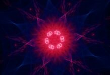 Reactores de Transmutación: La Revolución China que Transformará los Desechos Nucleares en Energía Limpia a computer generated image of a red and blue flower