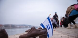 Crisis en el gobierno Netanyahu: la renuncia que evidencia tensiones étnicas en la política israelí a pair of shoes with a flag sticking out of them
