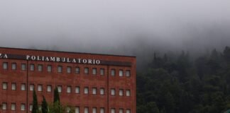 La polémica por la información sobre regularización migratoria a internos genera debate político en España A red brick building with a forest in the background
