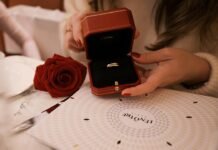 La alianza PP-Vox consolida un nuevo modelo de gobernanza autonómica en España A woman sitting at a table holding a ring box