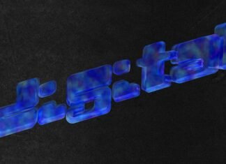 Los desafíos de la transformación digital en el sector público español: entre avances y obstáculos tecnológicos Blue 3D text with a marbled texture