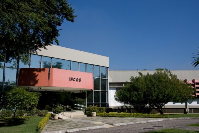 white and pink building
