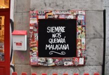 León XVI llega a España con un mensaje de unidad y esperanza para superar la división social siempre nos quedara malasana text