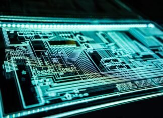 La llegada de OpenAI a Madrid: Un hito tecnológico que refuerza el ecosistema de inteligencia artificial español teal LED panel