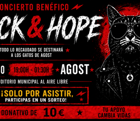 Tarde de Rock y solidaridad para ayudar a los gatos de Agost