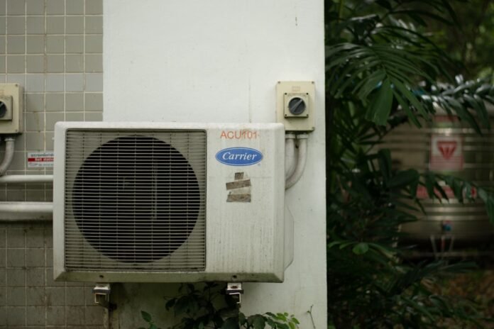 a white box with a vent