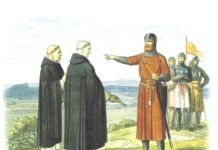Anxo y Antañón: La historia de dos canteranos que conquistaron Europa y el ascenso en una temporada de ensueño two priests standing in front of a soldier painting