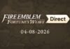 El martes 4 de agosto se emitirá el Fire Emblem: Fortune’s Weave Direct