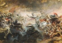 El catalán en la UE: Una batalla lingüística que sigue sin encontrar su camino institucional a painting of a group of men on horses