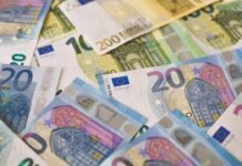 Crédito bancario en Europa: por qué los bancos aprietan el grifo sin que la morosidad sea el problema 20 euro bill on white and blue textile