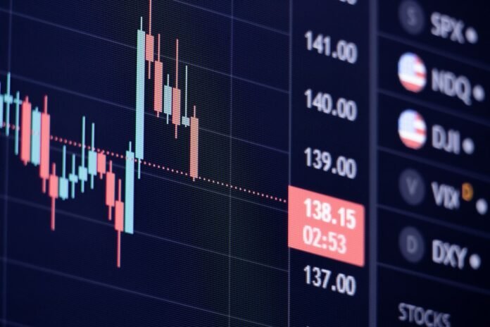 image_1788073239675 A digital financial candlestick chart showing market trends on a dark screen