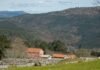 Médicos rurales en España: los guardianes silenciosos de la salud que forjaron generaciones Red-roofed houses nestled in a forested mountain valley