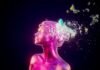 Ibogaína: La Sustancia Psicodélica que Revoluciona el Tratamiento de las Adicciones y Desafía a la Medicina Convencional Woman's head exploding into butterflies and glitter