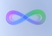 Líquido Infinito: La Nueva Obra de Carmen Fumero que Redefine la Conexión Humana a Través de la Danza Contemporánea A colorful infinity symbol on a gradient background