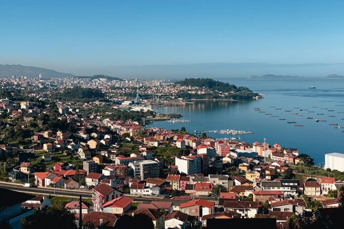 a view of a city and a body of water