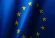 Investigación europea por fraude ferroviario: cuando la corrupción en infraestructuras cobra vidas humanas a close up of a blue and yellow flag